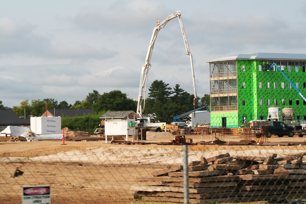 Fiscal year 2023-funded barracks project rolls into August at 3 percent complete; work continues steadily