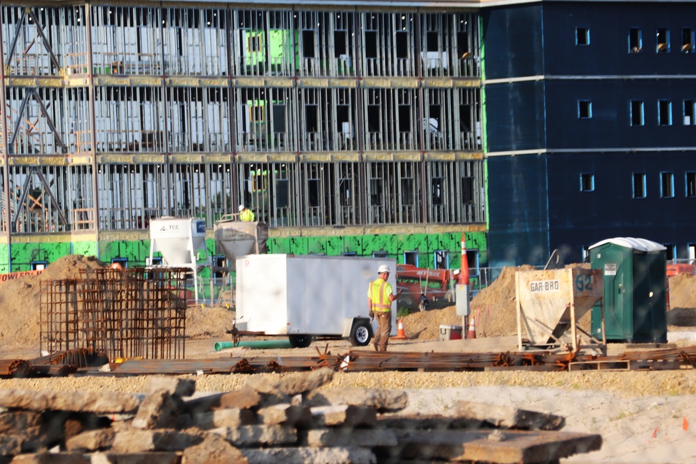 Fiscal year 2023-funded barracks project rolls into August at 3 percent complete; work continues steadily