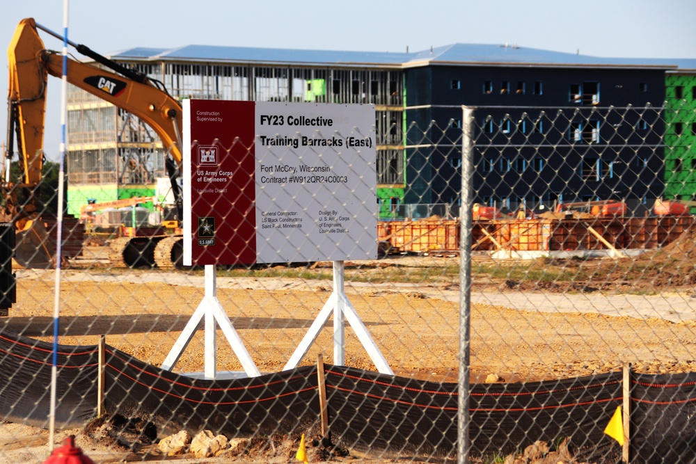 Fiscal year 2023-funded barracks project rolls into August at 3 percent complete; work continues steadily