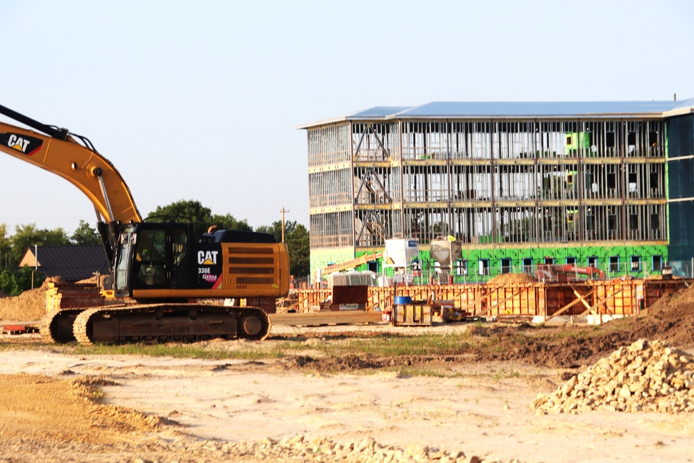 Fiscal year 2023-funded barracks project rolls into August at 3 percent complete; work continues steadily