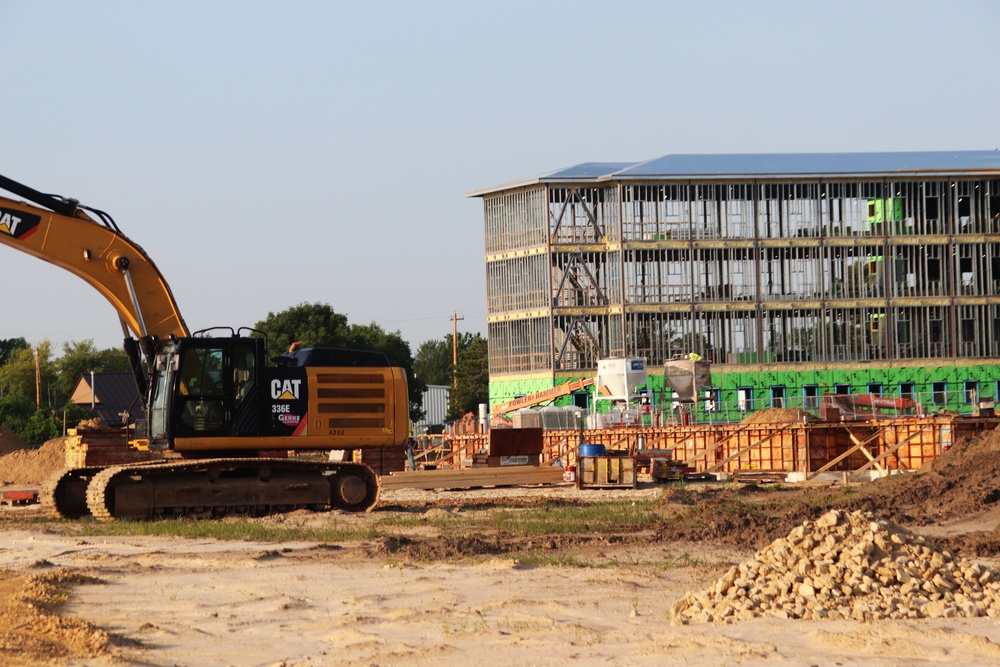 Fiscal year 2023-funded barracks project rolls into August at 3 percent complete; work continues steadily