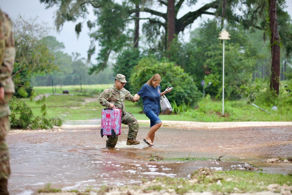 868th Engineer Company Conducts High-Water Rescue in Live Oak