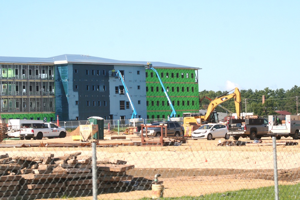 Fiscal year 2023-funded barracks project rolls into August at 3 percent complete; work continues steadily