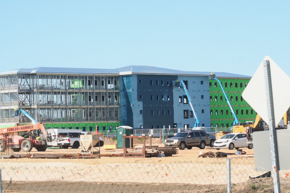 Fiscal year 2023-funded barracks project rolls into August at 3 percent complete; work continues steadily