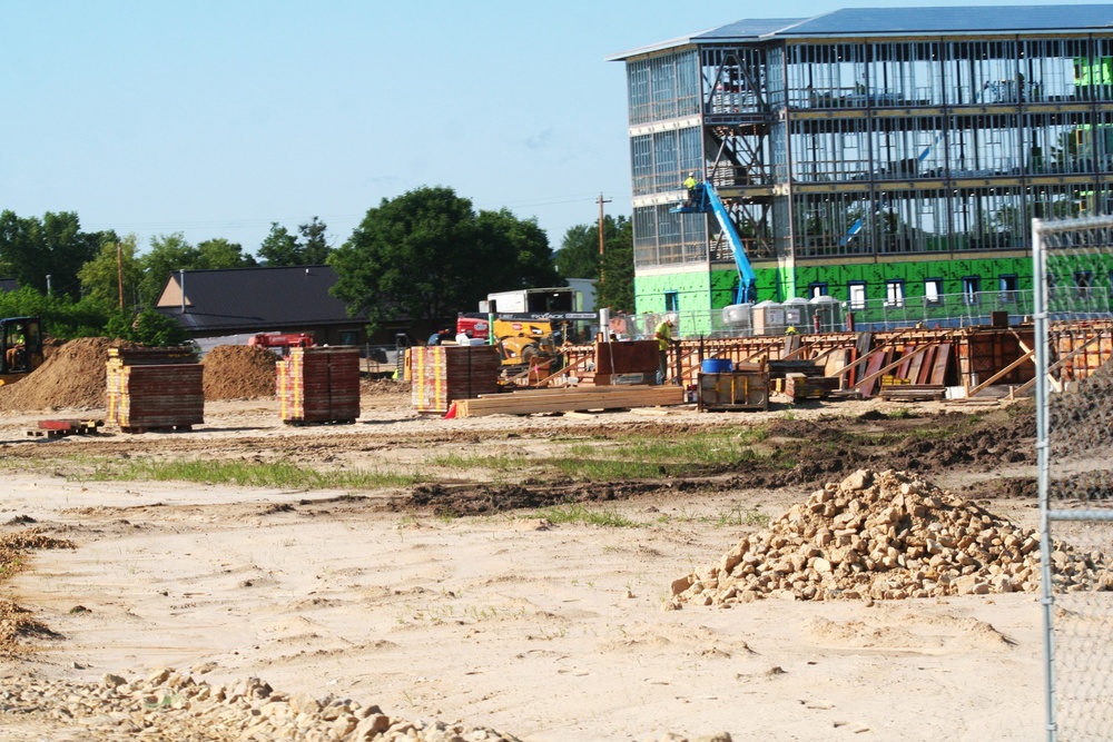 Fiscal year 2023-funded barracks project rolls into August at 3 percent complete; work continues steadily