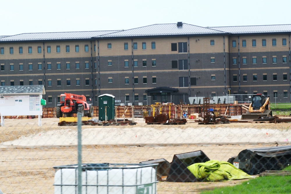 Fiscal year 2023-funded barracks project rolls into August at 3 percent complete; work continues steadily