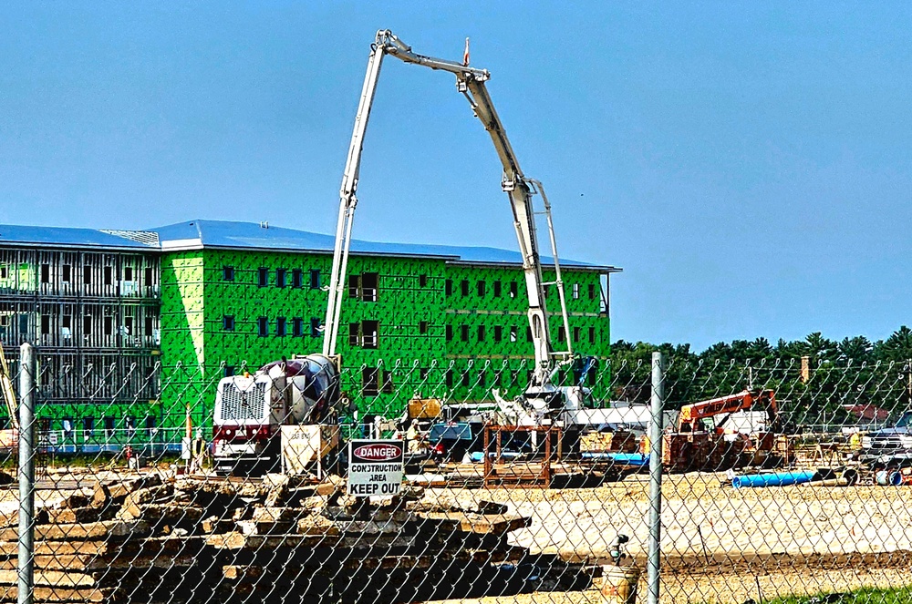Fiscal year 2023-funded barracks project rolls into August at 3 percent complete; work continues steadily