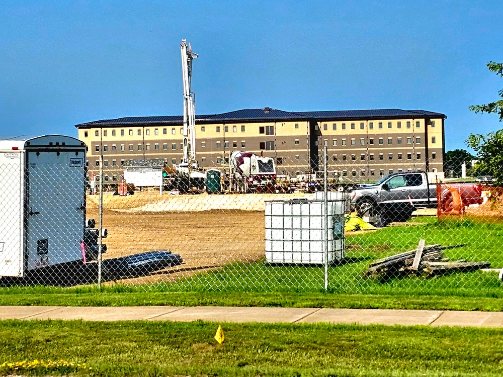 Fiscal year 2023-funded barracks project rolls into August at 3 percent complete; work continues steadily