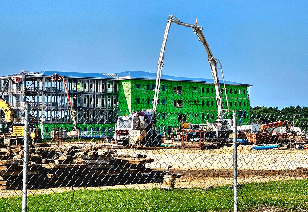 Fiscal year 2023-funded barracks project rolls into August at 3 percent complete; work continues steadily
