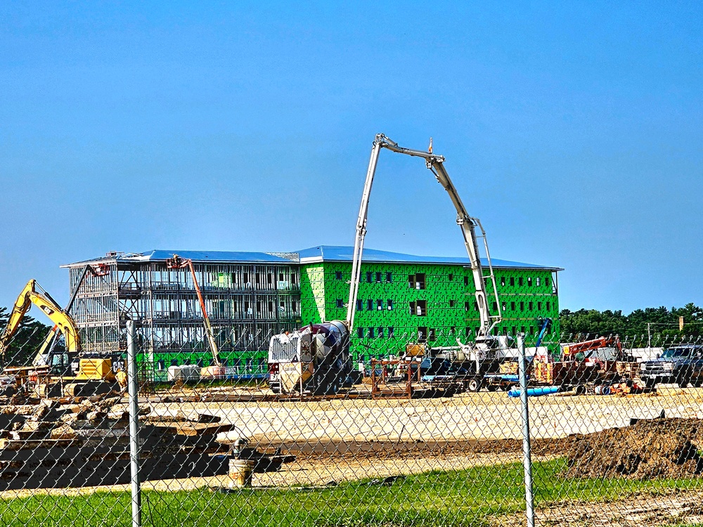 Fiscal year 2023-funded barracks project rolls into August at 3 percent complete; work continues steadily