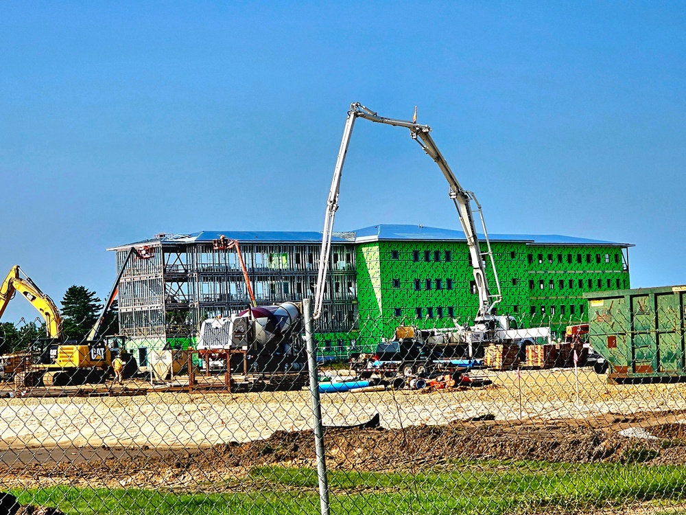 Fiscal year 2023-funded barracks project rolls into August at 3 percent complete; work continues steadily