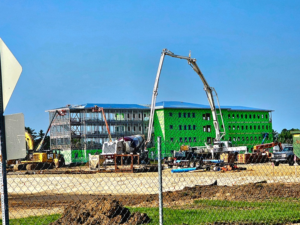 Fiscal year 2023-funded barracks project rolls into August at 3 percent complete; work continues steadily