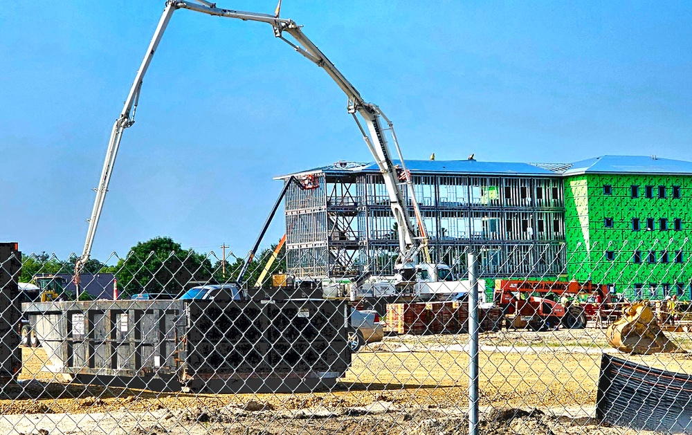 Fiscal year 2023-funded barracks project rolls into August at 3 percent complete; work continues steadily