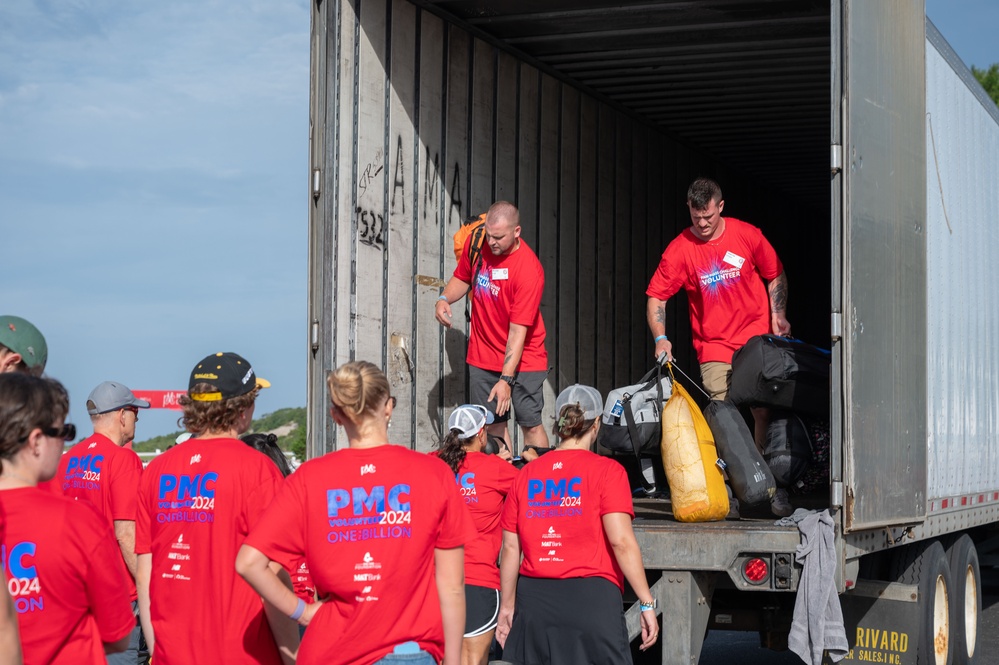 102nd Intelligence Wing members volunteer for 2024 Pan-Mass Challenge