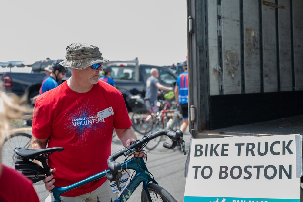 102nd Intelligence Wing members volunteer for 2024 Pan-Mass Challenge