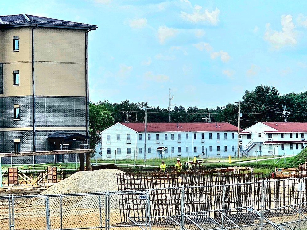 Fiscal year 2023-funded barracks project rolls into August at 3 percent complete; work continues steadily