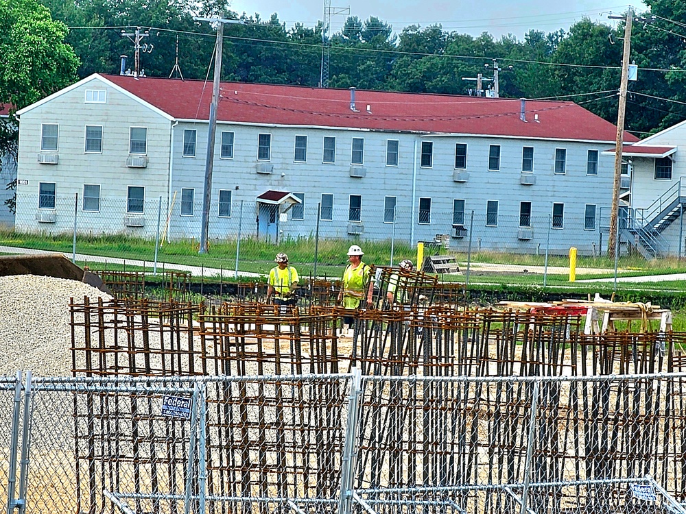 Fiscal year 2023-funded barracks project rolls into August at 3 percent complete; work continues steadily