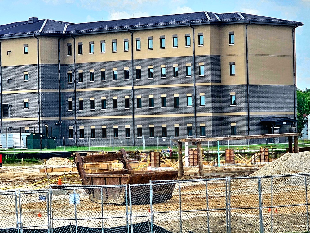 Fiscal year 2023-funded barracks project rolls into August at 3 percent complete; work continues steadily