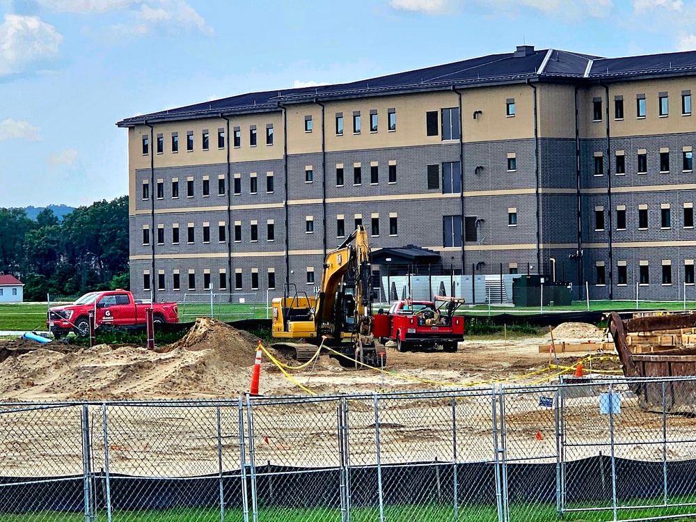 Fiscal year 2023-funded barracks project rolls into August at 3 percent complete; work continues steadily