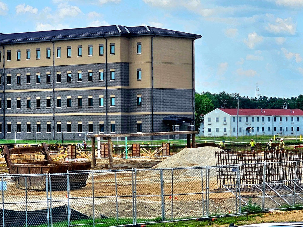 Fiscal year 2023-funded barracks project rolls into August at 3 percent complete; work continues steadily
