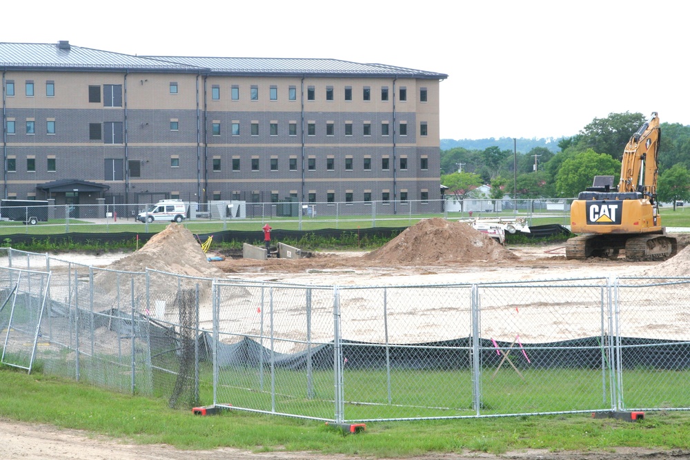 Fiscal year 2023-funded barracks project rolls into August at 3 percent complete; work continues steadily