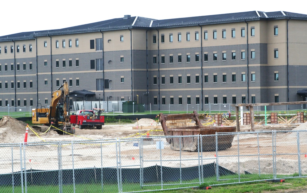 Fiscal year 2023-funded barracks project rolls into August at 3 percent complete; work continues steadily