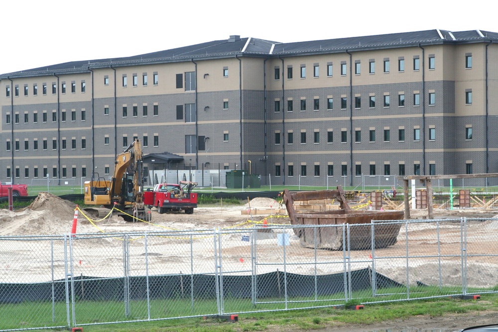 Fiscal year 2023-funded barracks project rolls into August at 3 percent complete; work continues steadily