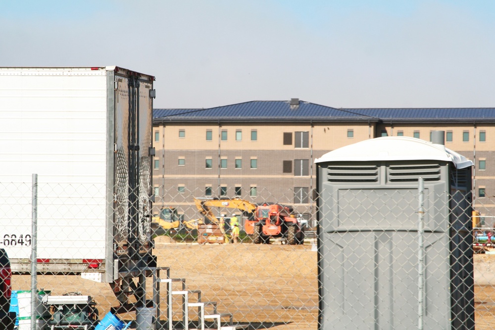 Fiscal year 2023-funded barracks project rolls into August at 3 percent complete; work continues steadily