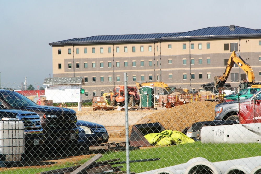 Fiscal year 2023-funded barracks project rolls into August at 3 percent complete; work continues steadily