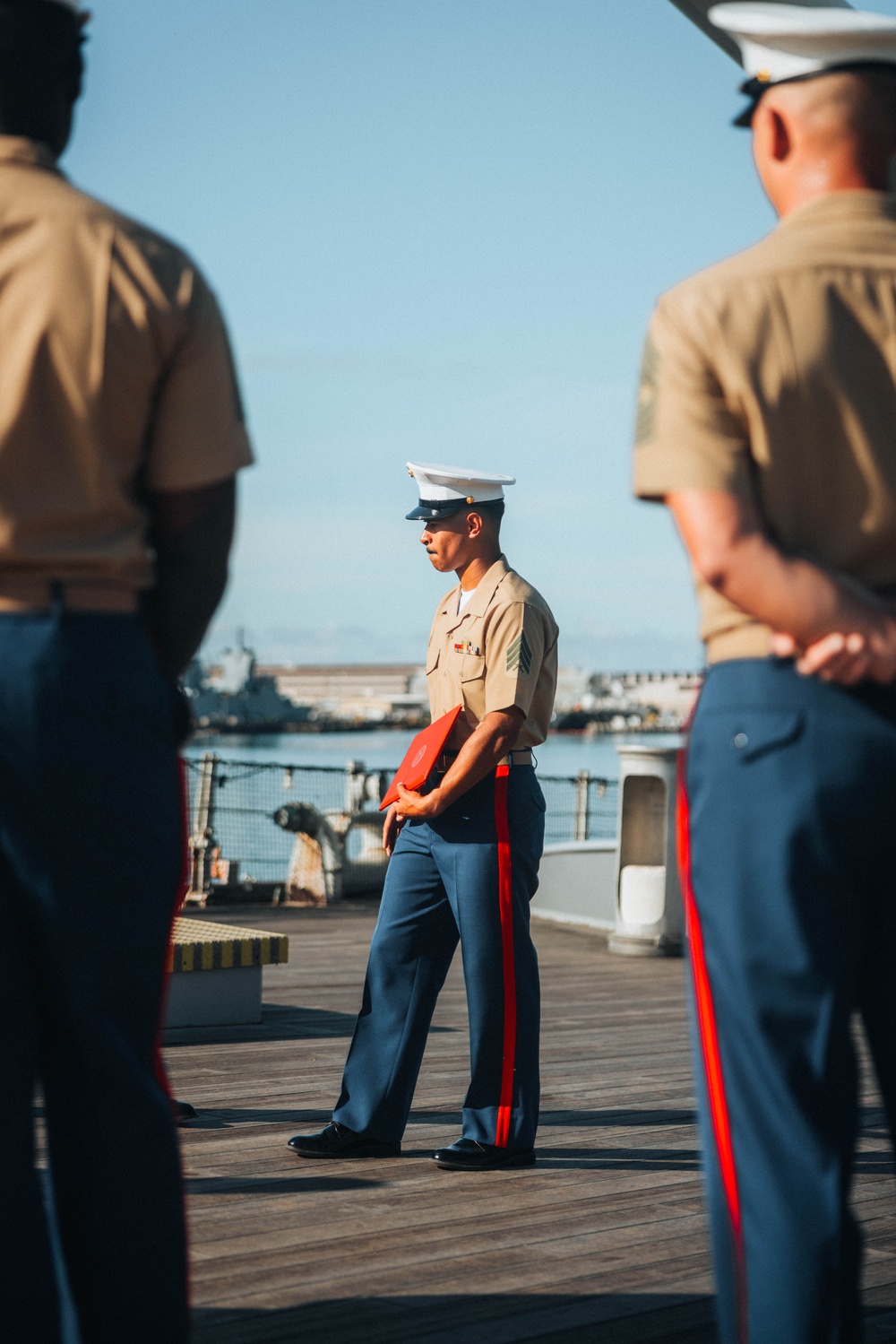 3d MLR Marines meritoriously promote and reenlist