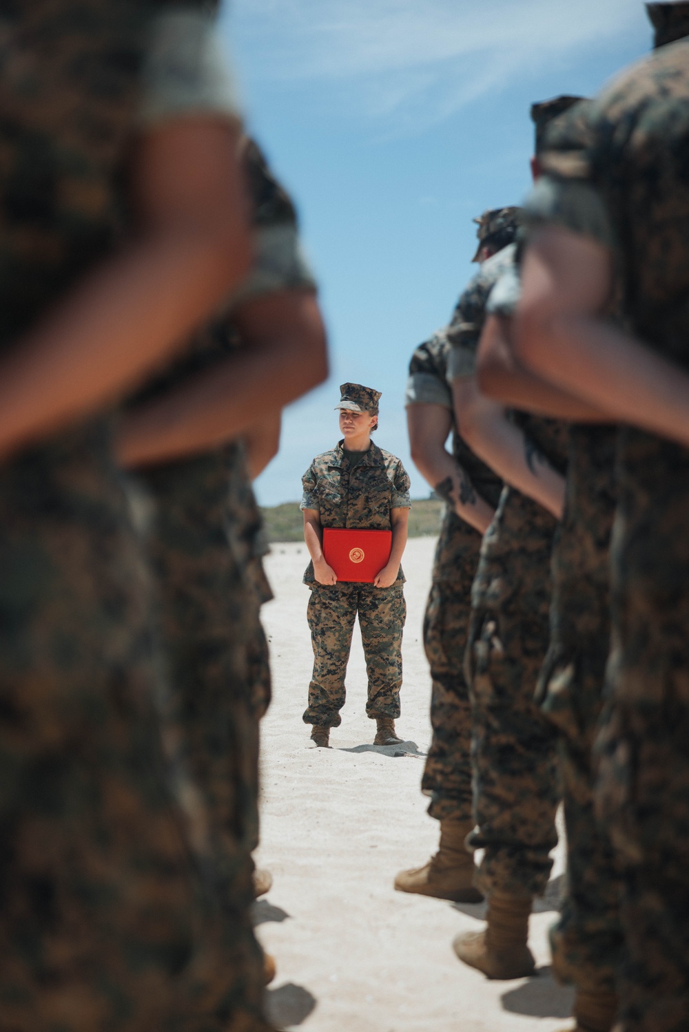 3d MLR Marines meritoriously promote and reenlist