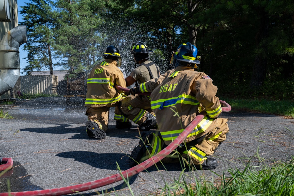 Igniting dreams: Cadets tackle 316th Civil Engineer Squadron program