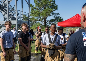 Igniting dreams: Cadets tackle 316th Civil Engineer Squadron program
