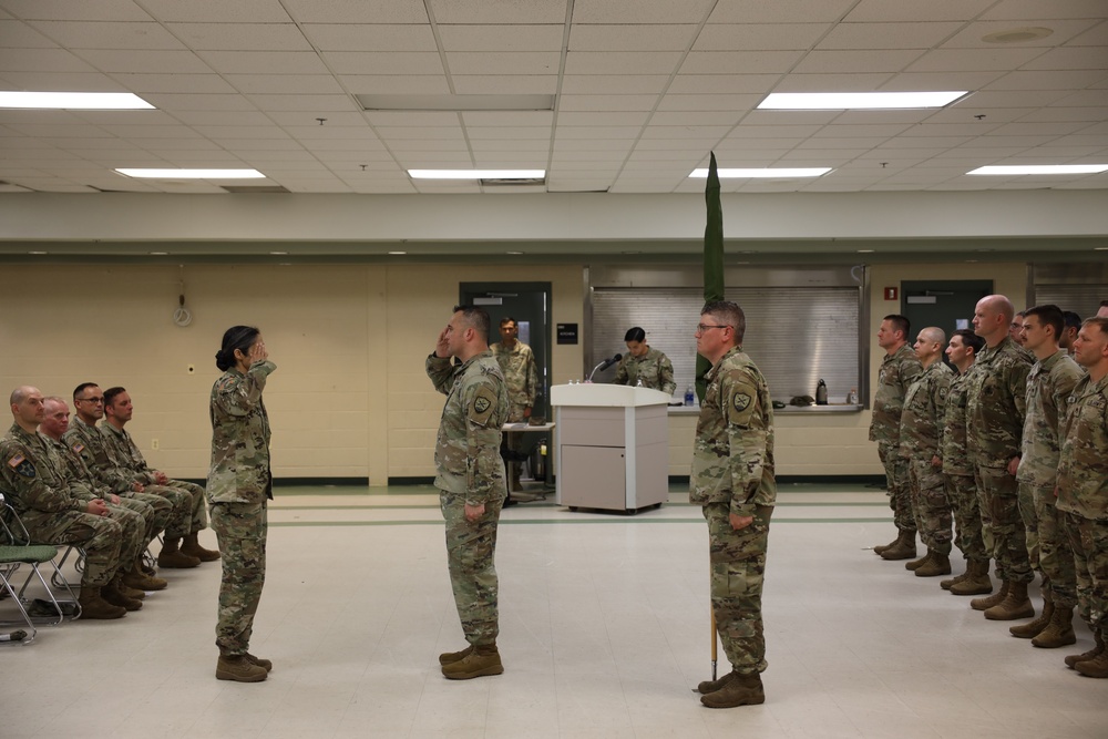 Task Force Echo Casing of the Colors Ceremony