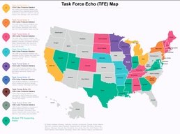 Task Force Echo Casing of the Colors Ceremony