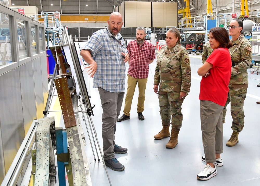 Lt. Gen. Linda S. Hurry visits Hill AFB