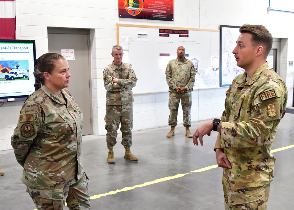 Lt. Gen. Linda S. Hurry visits Hill AFB