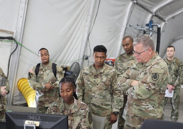 Lt. General Mark T. Simerly visits the 1st Air Cavalry Brigade