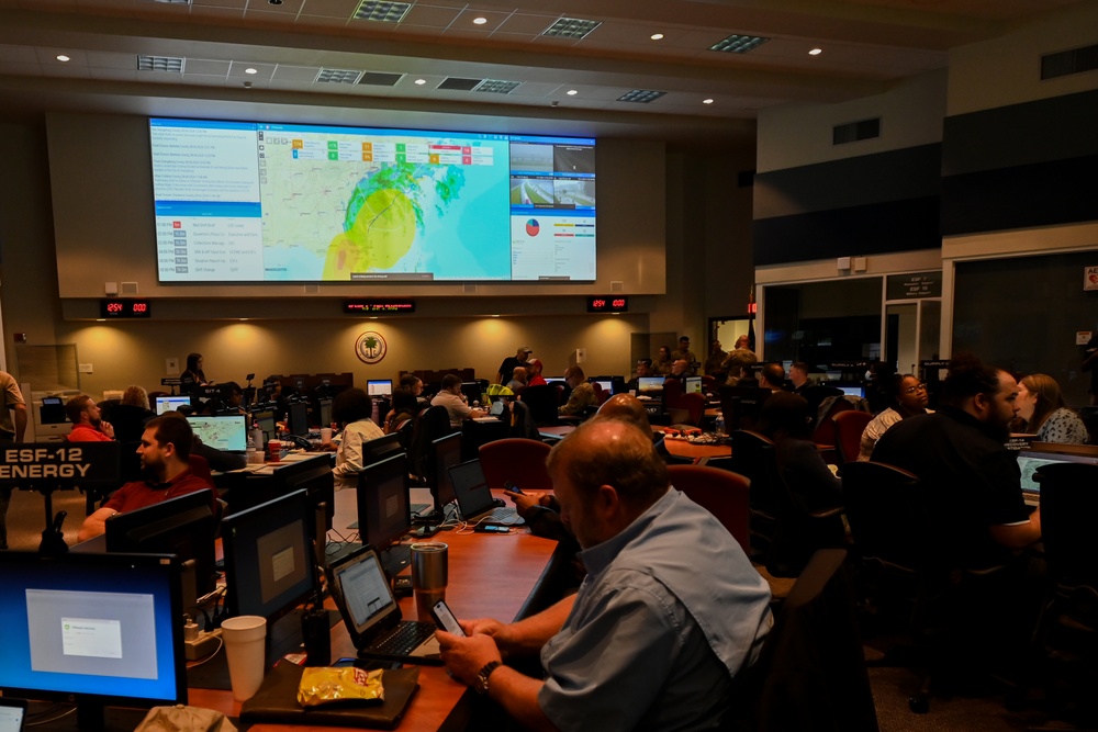 South Carolina Emergency Management Division press confrence ahead of Tropical Storm Debby