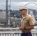 U.S. Marine leaders attend parade of ships during Seattle Seafair Fleet Week