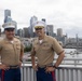 U.S. Marine leaders attend parade of ships during Seattle Seafair Fleet Week