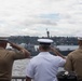 U.S. Marine leaders attend parade of ships during Seattle Seafair Fleet Week