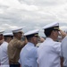 U.S. Marine leaders attend parade of ships during Seattle Seafair Fleet Week