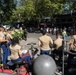 1st MARDIV Band performs at Space Needle during Seafair