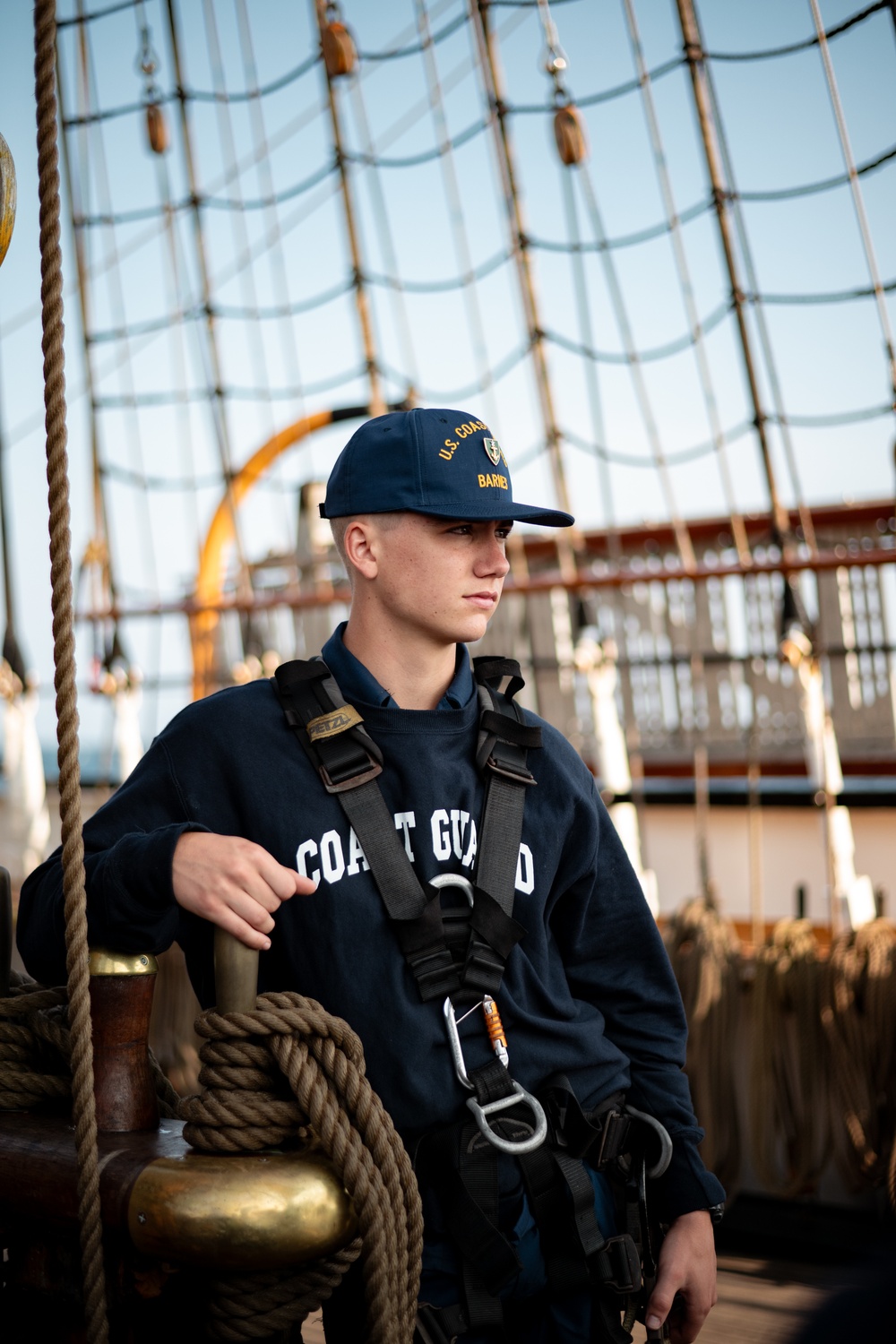 Coast Guard Cutter Eagle sets sail