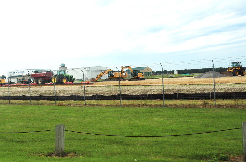 Sparta-Fort McCoy Airport undergoing improvements for taxiways, refueling apron