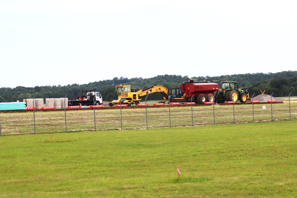 Sparta-Fort McCoy Airport undergoing improvements for taxiways, refueling apron