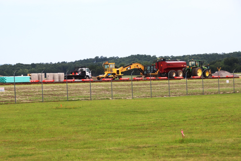 Sparta-Fort McCoy Airport undergoing improvements for taxiways, refueling apron