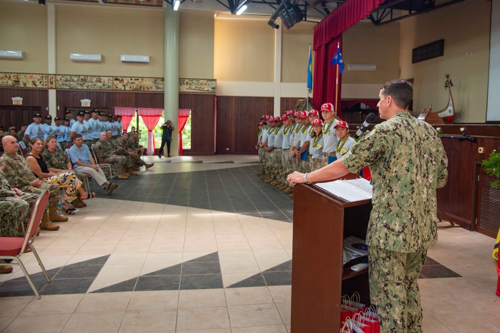 CJTFM Attends CAT Palau Turnover Ceremony