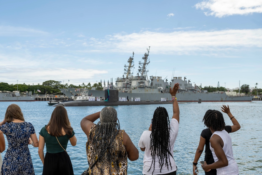 USS Charlotte (SSN 766) Return to Homeport